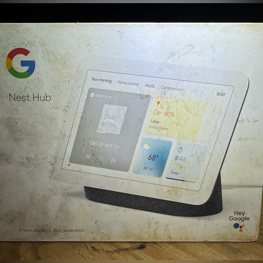Google Nest Hub 2nd Gen - Black and White